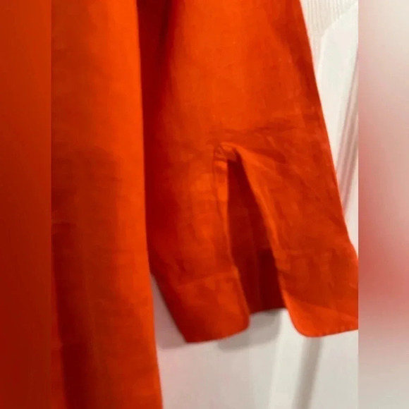 Ralph Lauren Long sleeve Orange Shirt Sz 1X Button Front. In perfect condition. - Picture 11 of 11